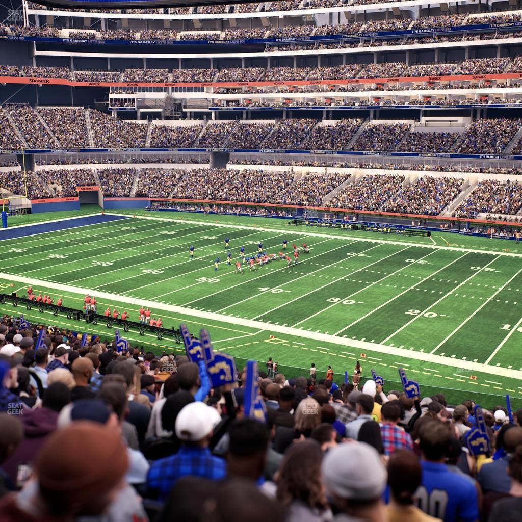 SoFi Stadium - Section Club 250 Seat View