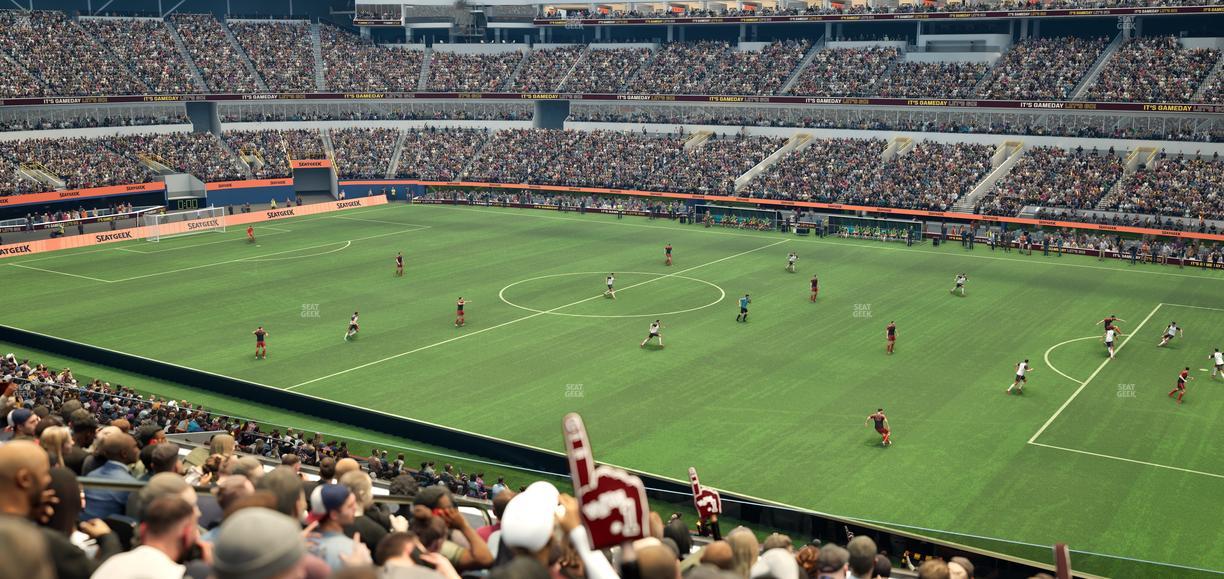 SoFi Stadium - Section Club 250 Seat View