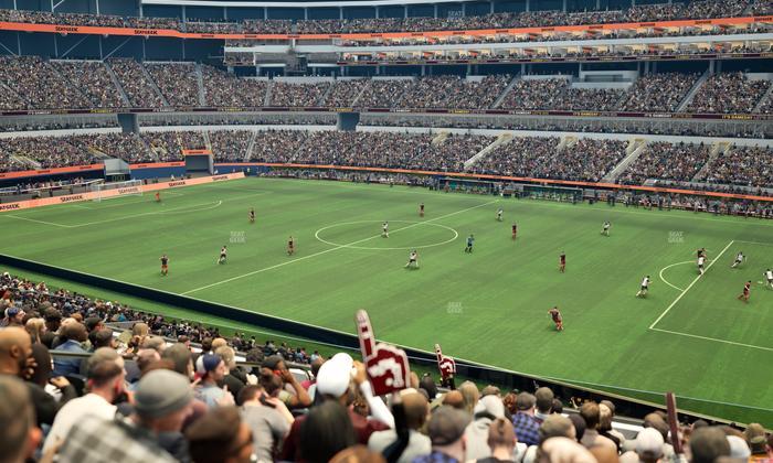 SoFi Stadium - Section Club 250 Seat View