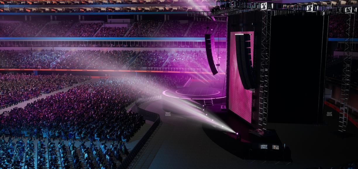 SoFi Stadium - Section Club 250 Seat View
