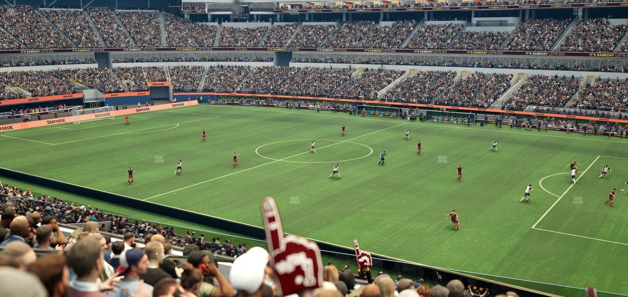 SoFi Stadium - Section Club 250 Seat View