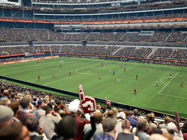 SoFi Stadium - Section Club 250 Seat View