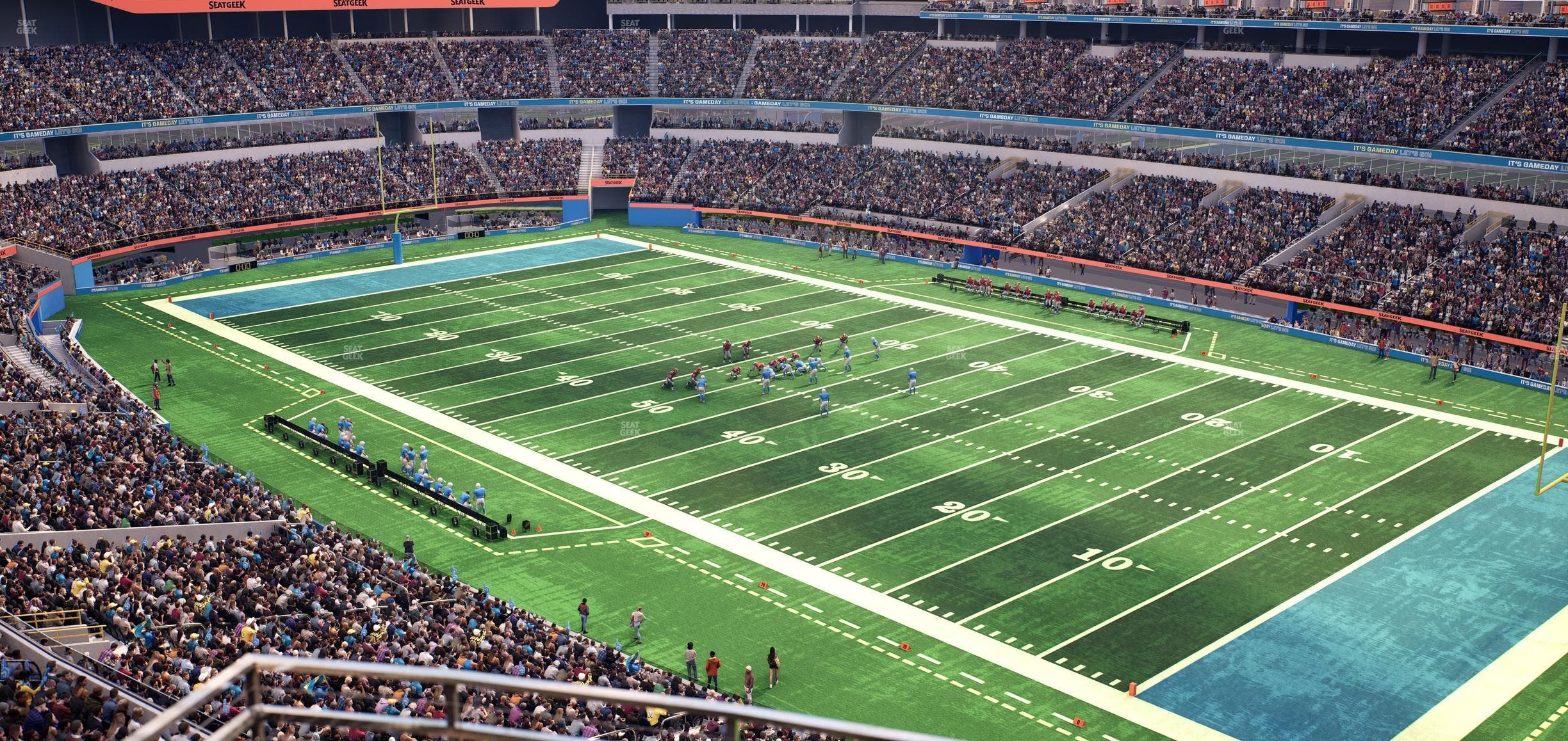 SoFi Stadium - Section Corona Beach House Seat View