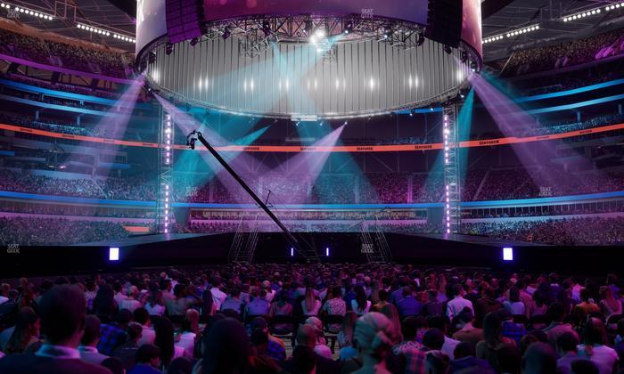 SoFi Stadium - Section Floor A 3 Ada Seat View