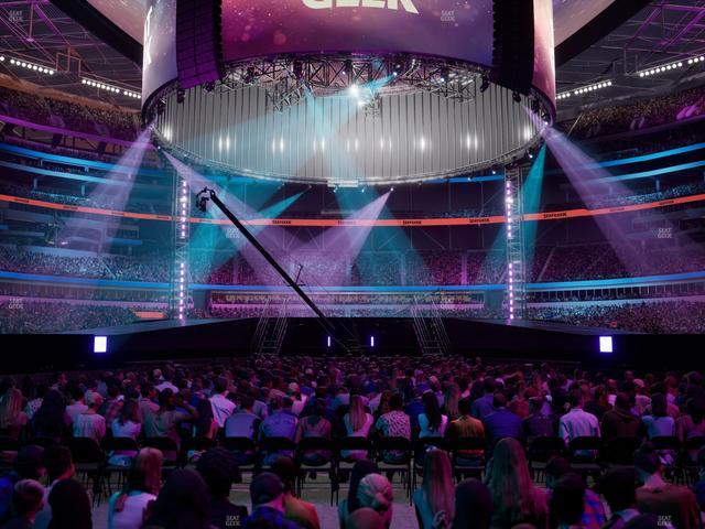 SoFi Stadium - Section Floor A 3 Ada Seat View