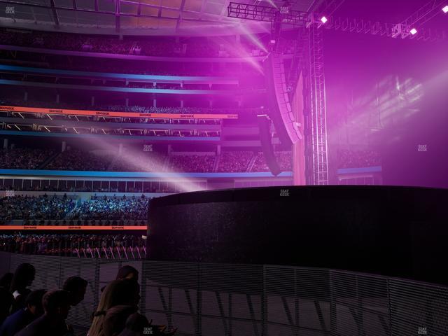 SoFi Stadium - Section Floor A 4 Seat View