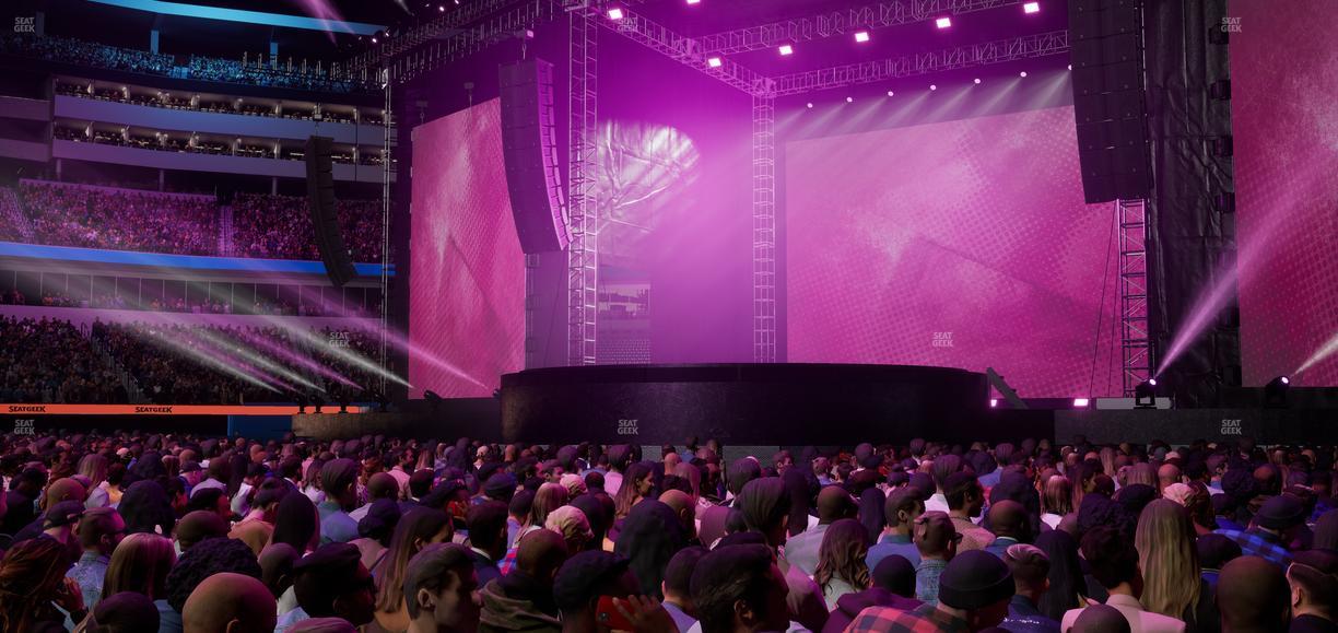 SoFi Stadium - Section Floor A 4 Seat View