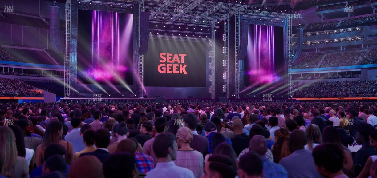 SoFi Stadium - Section Floor B 1 Seat View