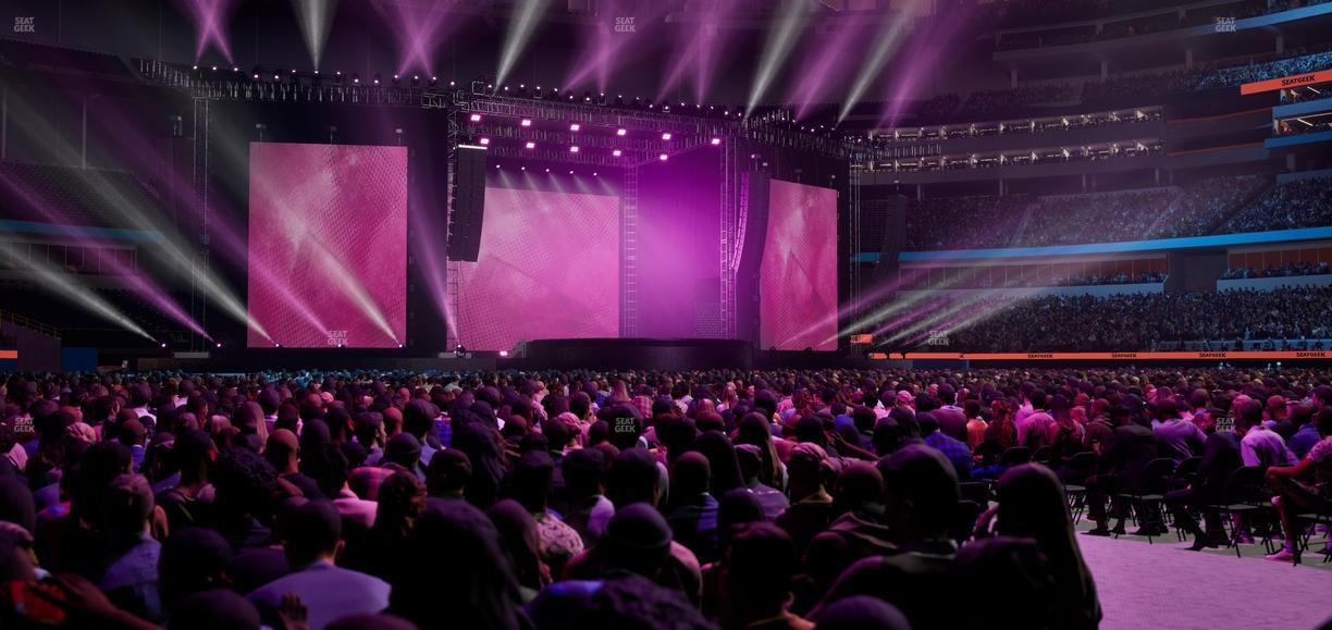 SoFi Stadium - Section Floor B 1 Seat View