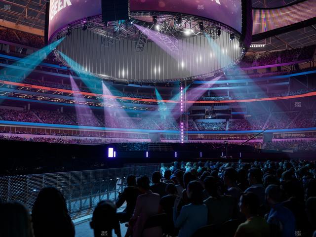 SoFi Stadium - Section Floor B 1 Seat View