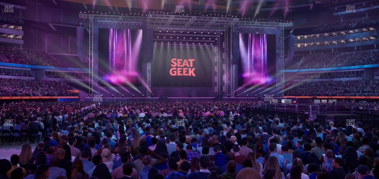 SoFi Stadium - Section Floor B 2 Seat View