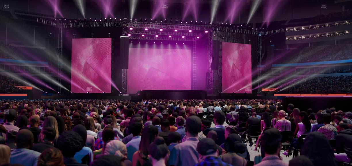 SoFi Stadium - Section Floor B 2 Seat View