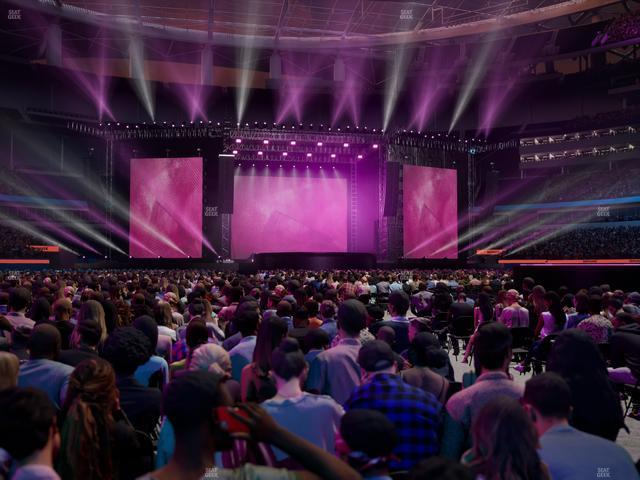 SoFi Stadium - Section Floor B 2 Seat View SoFi Stadium - Section Floor B 2 Seat View