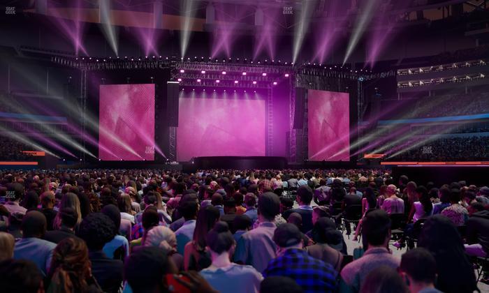 SoFi Stadium - Section Floor B 2 Seat View