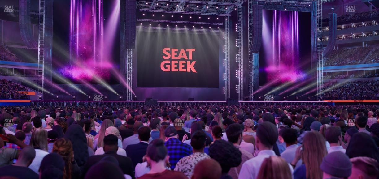 SoFi Stadium - Section Floor B 2 Seat View