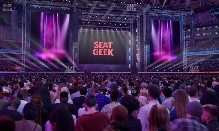 SoFi Stadium - Section Floor B 2 Seat View