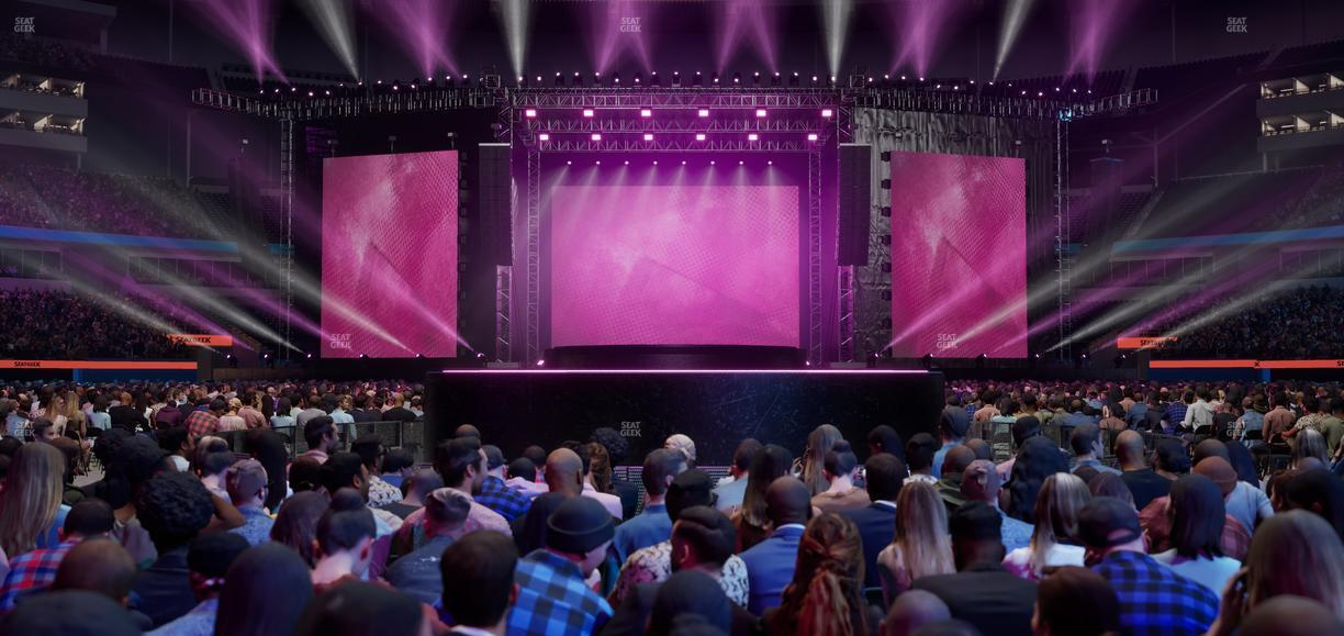 SoFi Stadium - Section Floor B 3 Seat View