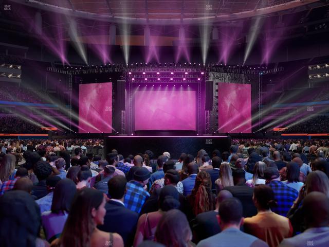 SoFi Stadium - Section Floor B 3 Seat View SoFi Stadium - Section Floor B 3 Seat View