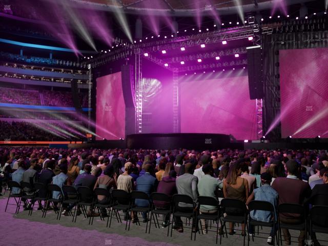 SoFi Stadium - Section Floor B 4 Seat View