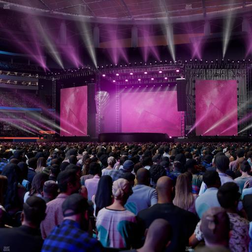 SoFi Stadium - Section Floor B 4 Seat View