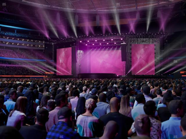 SoFi Stadium - Section Floor B 4 Seat View SoFi Stadium - Section Floor B 4 Seat View