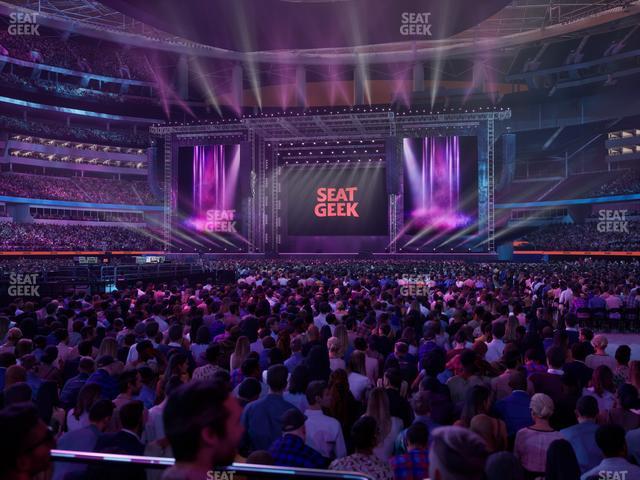 SoFi Stadium - Section Floor B 4 Seat View SoFi Stadium - Section Floor B 4 Seat View