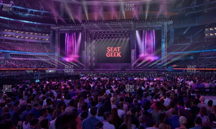 SoFi Stadium - Section Floor B 4 Seat View