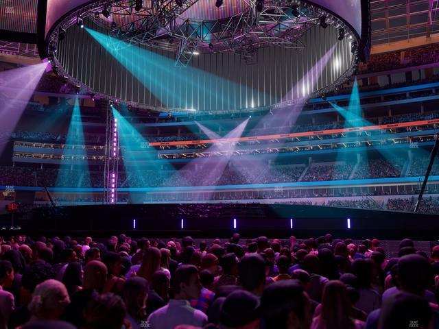 SoFi Stadium - Section Floor B 4 Seat View