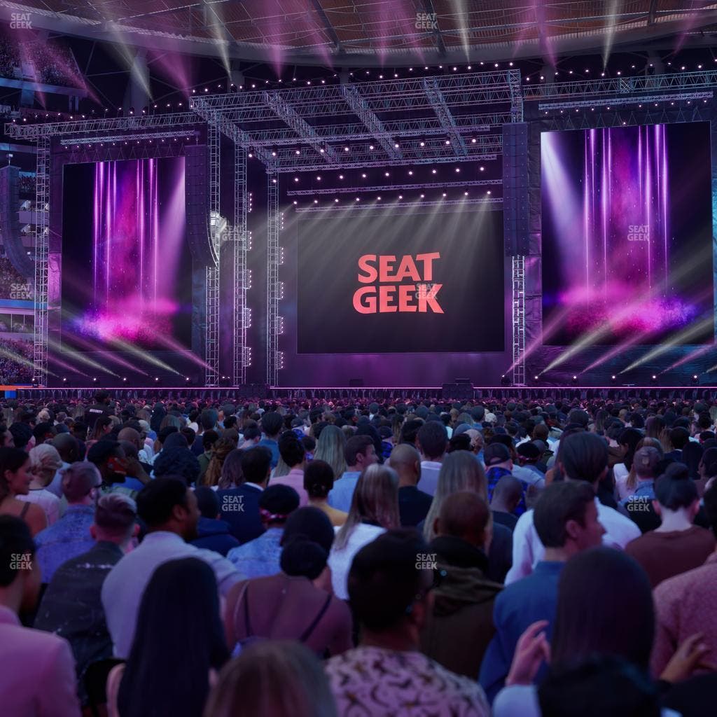 SoFi Stadium - Section Floor B 4 Seat View