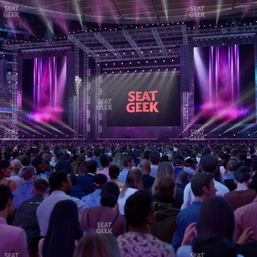 SoFi Stadium - Section Floor B 4 Seat View