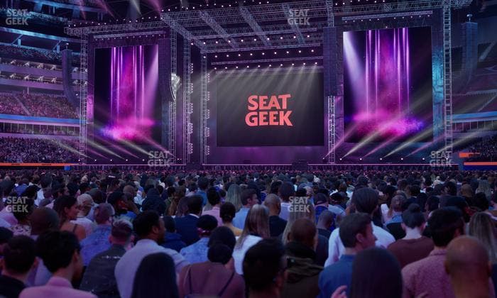 SoFi Stadium - Section Floor B 4 Seat View