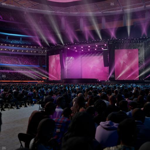 SoFi Stadium - Section Floor B 5 Seat View