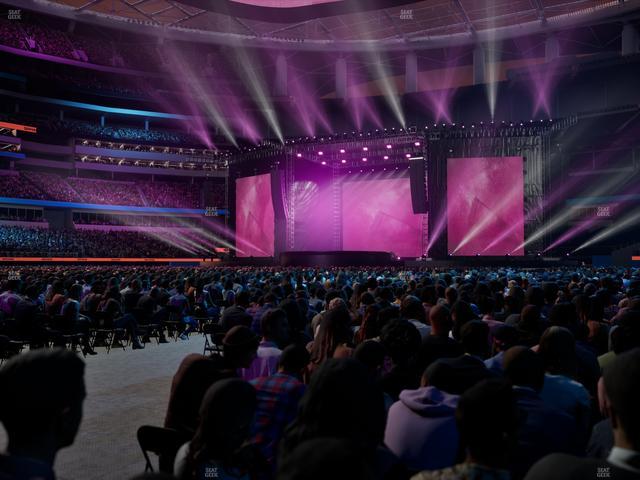 SoFi Stadium - Section Floor B 5 Seat View SoFi Stadium - Section Floor B 5 Seat View