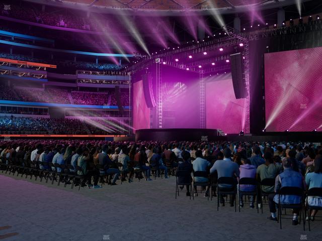 SoFi Stadium - Section Floor B 5 Seat View