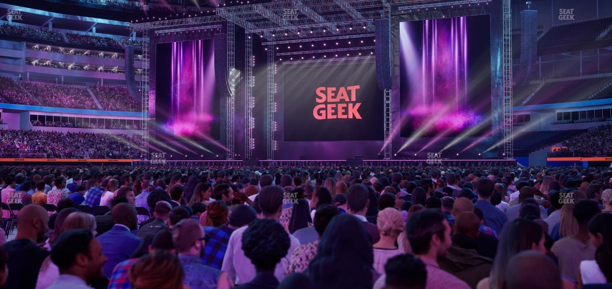 SoFi Stadium - Section Floor B 5 Seat View