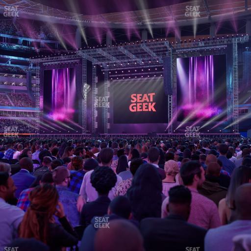 SoFi Stadium - Section Floor B 5 Seat View