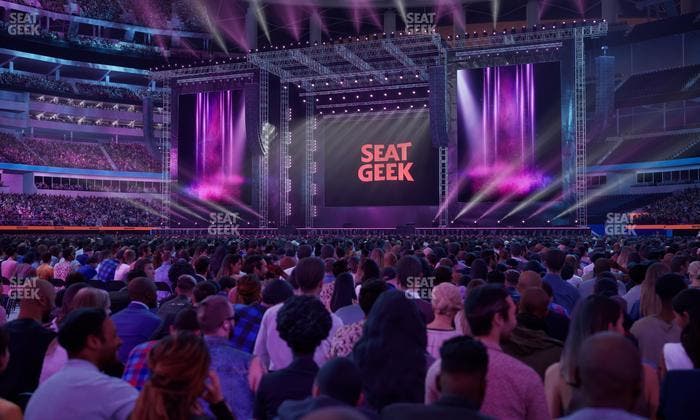 SoFi Stadium - Section Floor B 5 Seat View