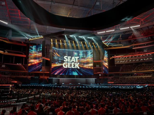 SoFi Stadium - Section Floor C 1 Wc Seat View