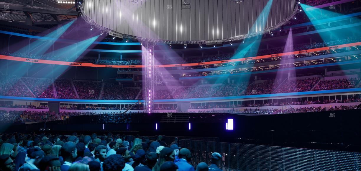 SoFi Stadium - Section Floor C 1 Seat View