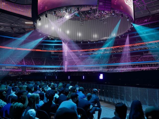 SoFi Stadium - Section Floor C 1 Seat View