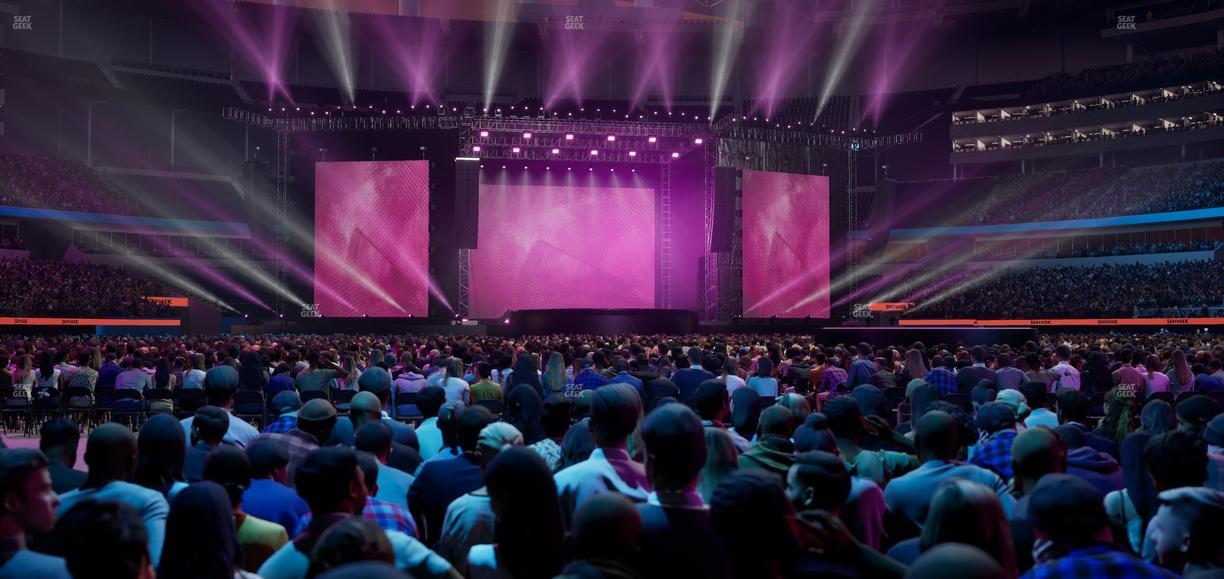 SoFi Stadium - Section Floor C 2 Ada Seat View