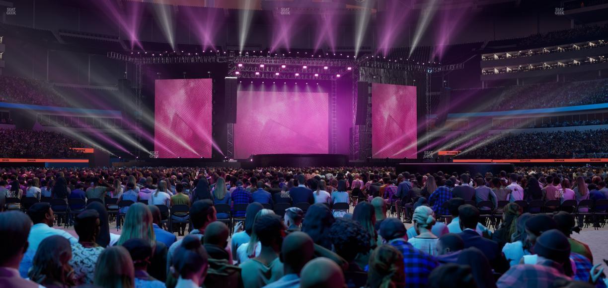 SoFi Stadium - Section Floor C 2 Seat View