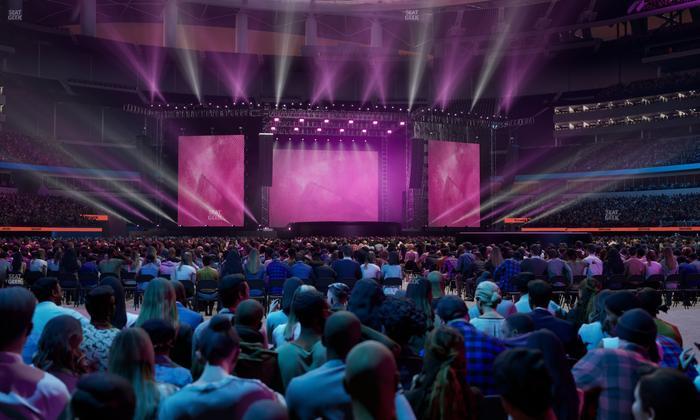 SoFi Stadium - Section Floor C 2 Seat View