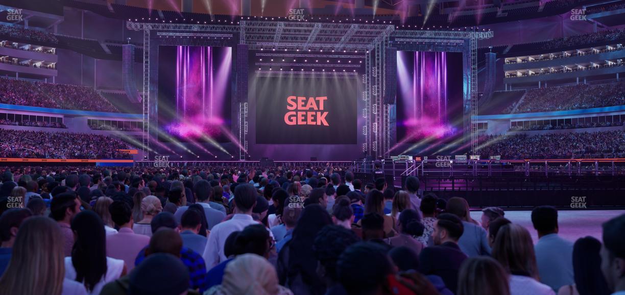 SoFi Stadium - Section Floor C 2 Seat View