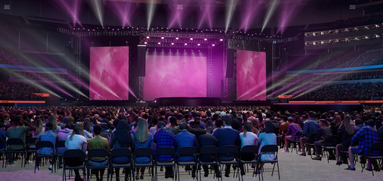 SoFi Stadium - Section Floor C 2 Seat View