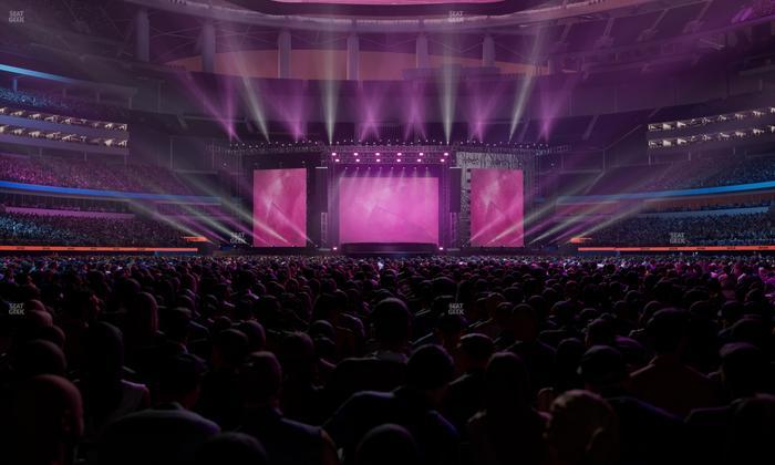 SoFi Stadium - Section Floor C 3 Seat View