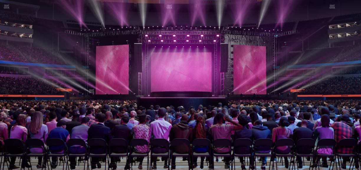 SoFi Stadium - Section Floor C 3 Seat View