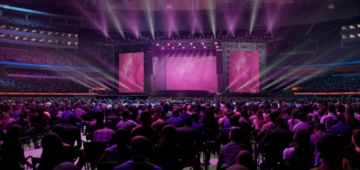 SoFi Stadium - Section Floor C 4 Ada Seat View