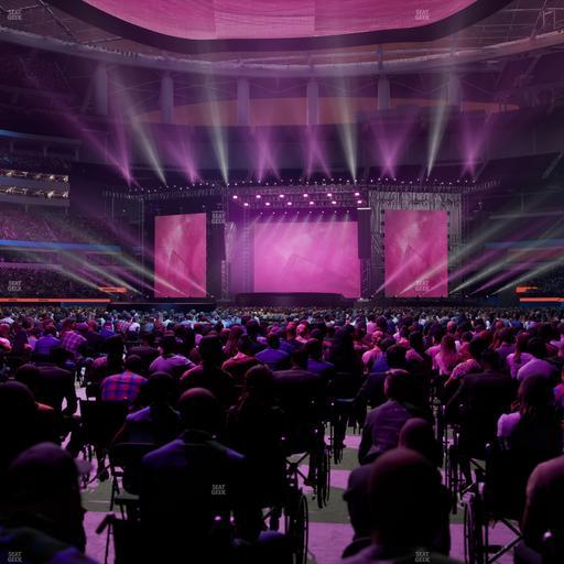 SoFi Stadium - Section Floor C 4 Ada Seat View