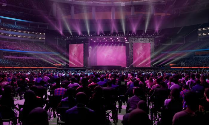 SoFi Stadium - Section Floor C 4 Ada Seat View